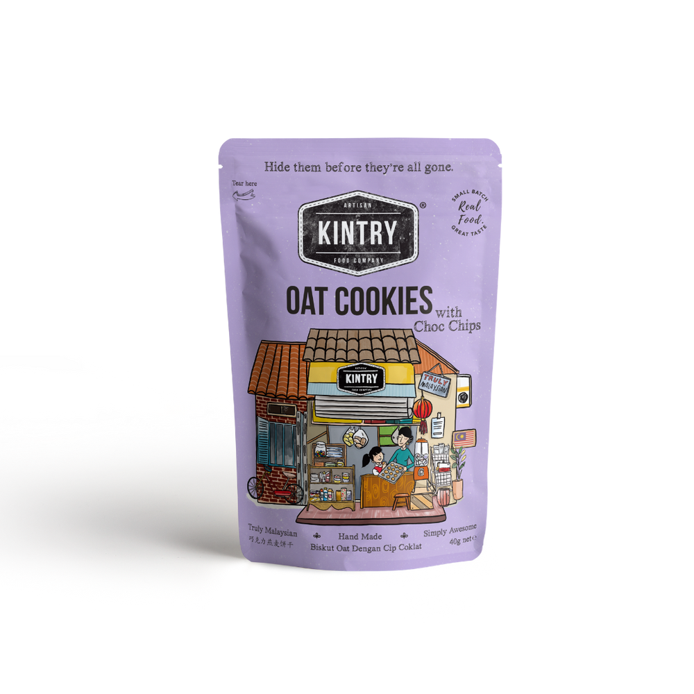 Oat cookies with Choc Chips - Kintry