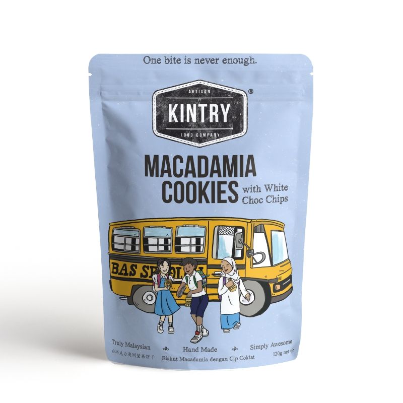 Macadamia Cookies with White Choc Chips - Kintry