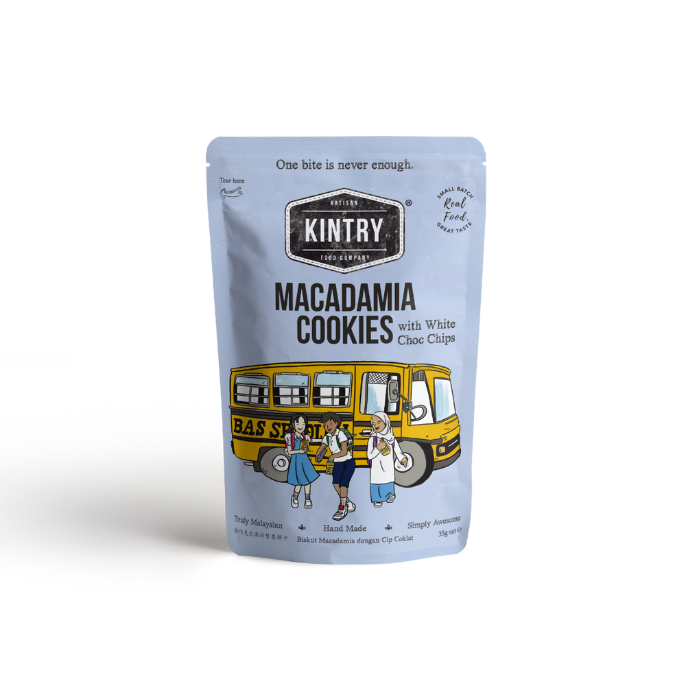 Macadamia Cookies with White Choc Chips - Kintry