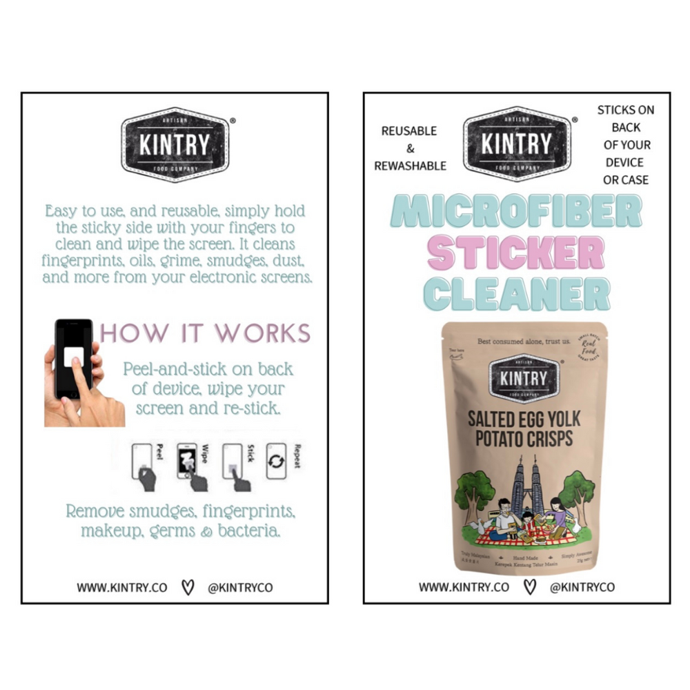 
            
                Load image into Gallery viewer, Microfibre Screen Sticker Cleaner - Kintry
            
        