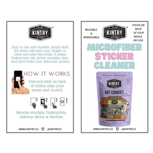 Microfibre Screen Sticker Cleaner - Kintry