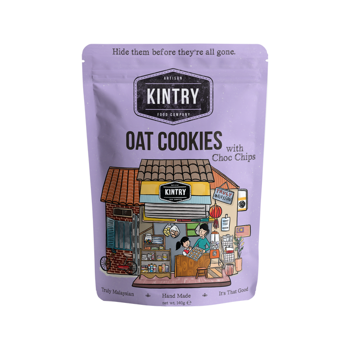 Oat cookies with Choc Chips - Kintry