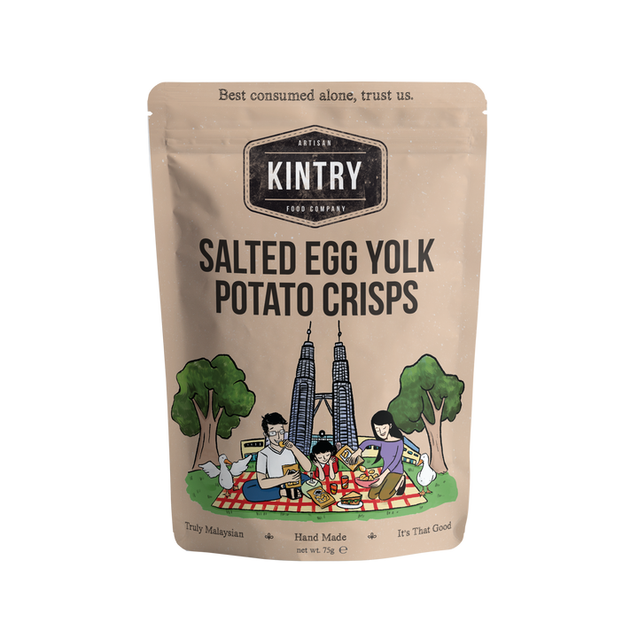 Salted Egg Yolk Potato Crisps - Kintry